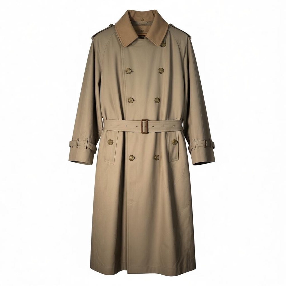 Burberry wool trench coat nova check lined & winter lining